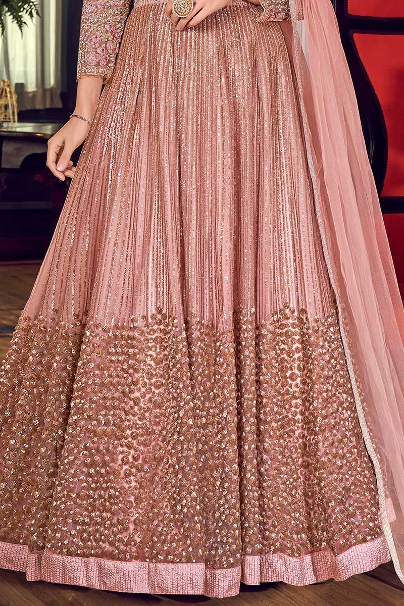Dresses | The baby pink color gown is available in medium size, simple  elegant one peice fish cut from bottom, back of the gown is very pretty in  net with a zip |