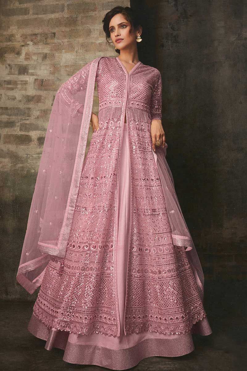 Indo- Western Mania With Floor Length Jacket Dresses! - FashionBuzzer.com