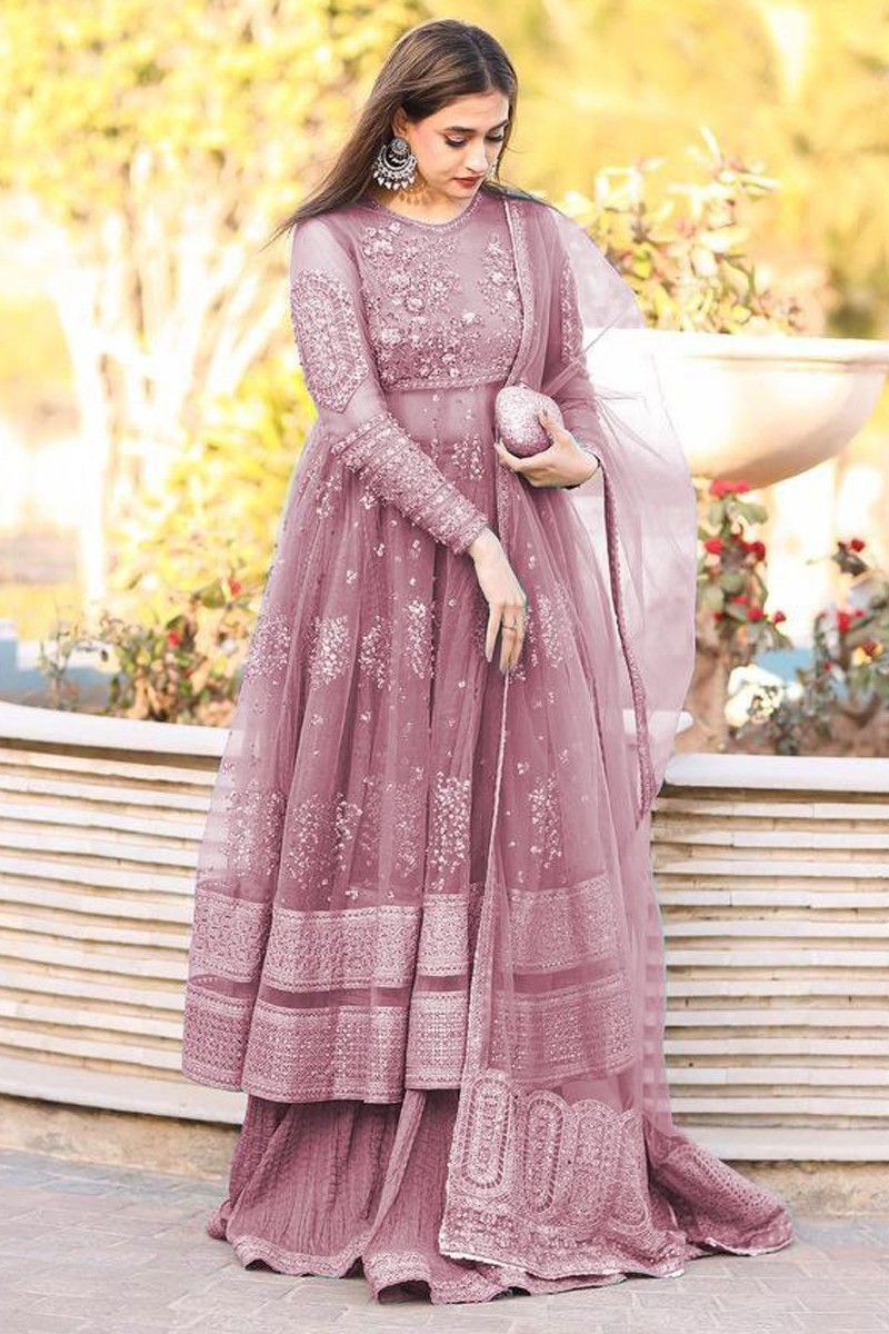Maroon Embroidered Cotton Palazzo Suit - Indian Heavy Anarkali Lehenga Gowns  Sharara Sarees Pakistani Dresses in USA/UK/Canada/UAE - IndiaBoulevard