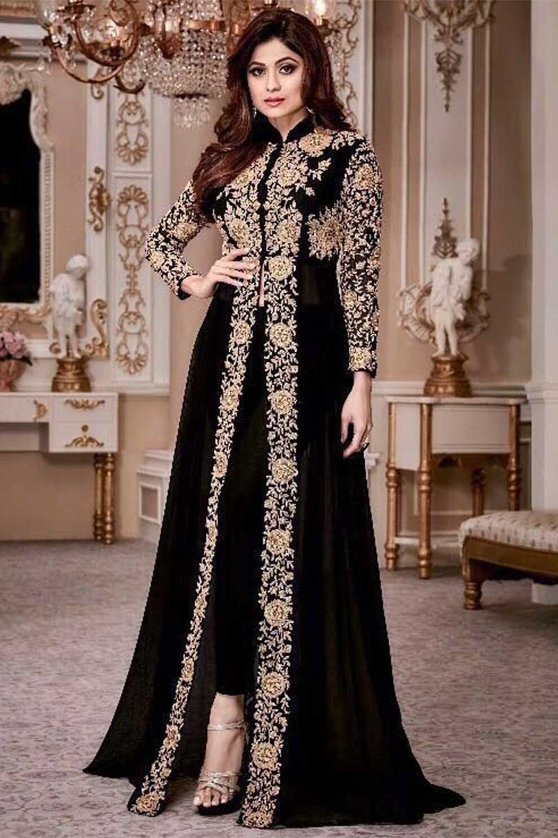 Front Open Gown Party Wear Double Layereid special dress 2022 for girl in  india