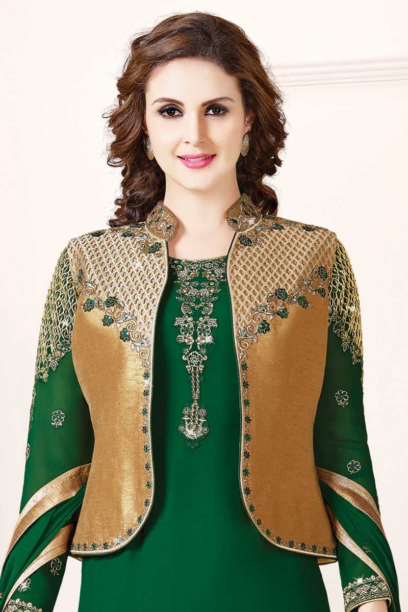 Patiala with koti Embroidered Dress Material at Rs 649/piece | Patiala Suits  in Surat | ID: 13272061548