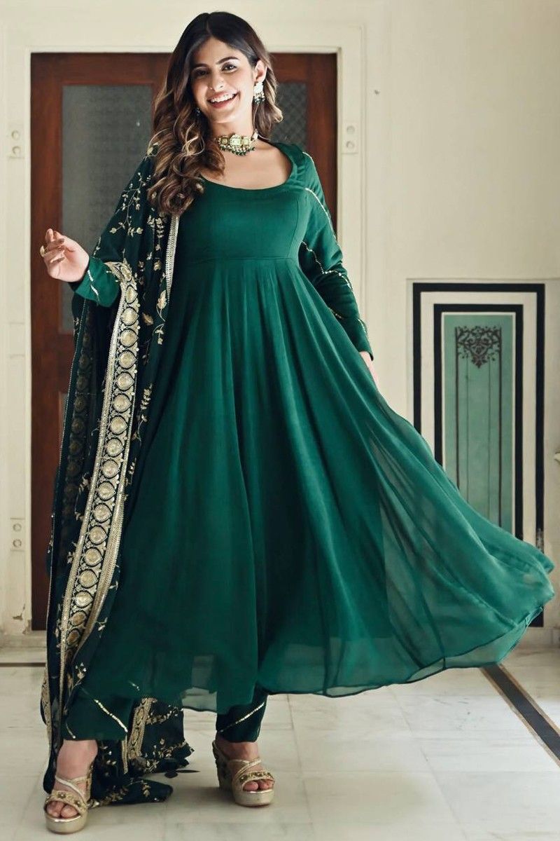 Bollywood Bridal Designer Party Suit Indian Salwar Kameez Ethnic Anarkali  Gown | eBay