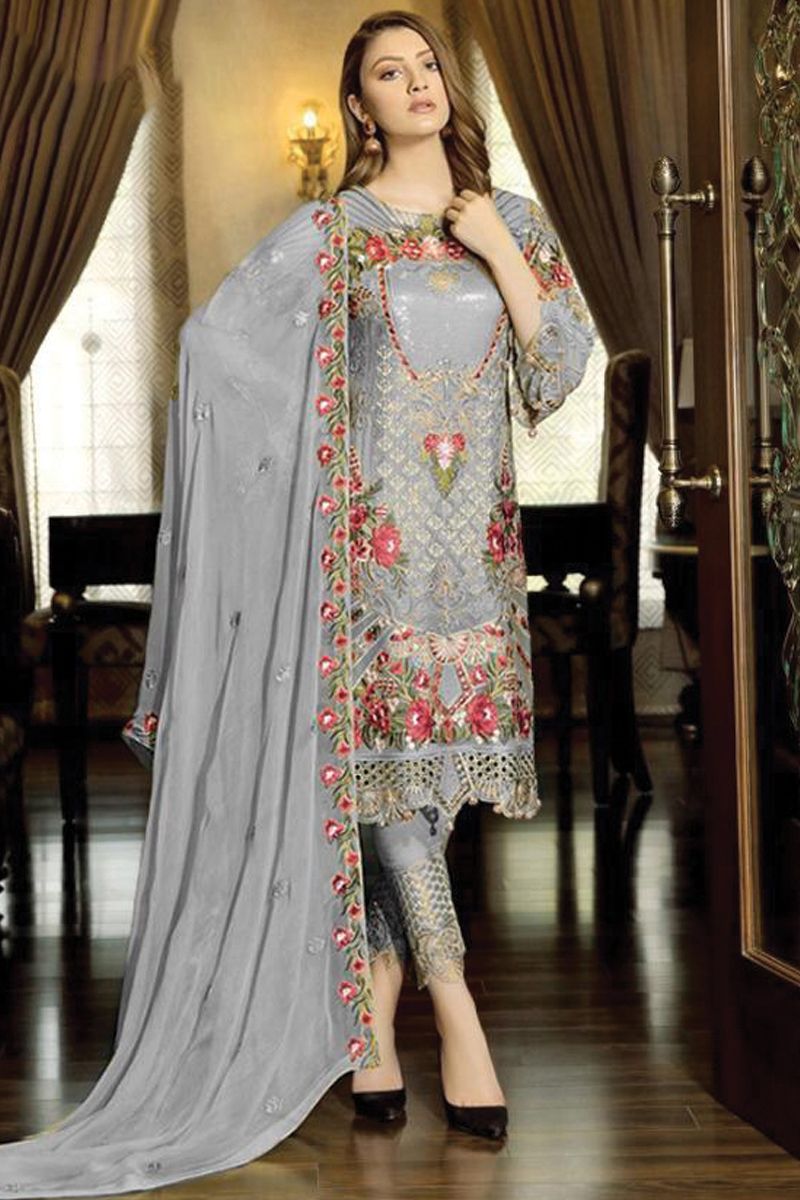 Fancy Designer Pakistani Suit DN 108 at Rs.1050/per piece in surat offer by  Leranath Fashion House