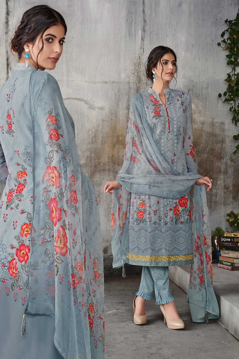 Y.c Rajwadi Designer Salwar Suit Lakhnavi Style Collection