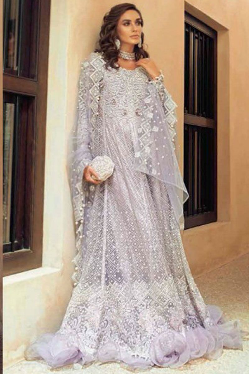 Latest Pakistani Wedding Dresses Embroidery Clothes Indian Dress Collection  Eid Style Suit Un-stitched Ice Blue Salwar Kameez Dress Material - Etsy