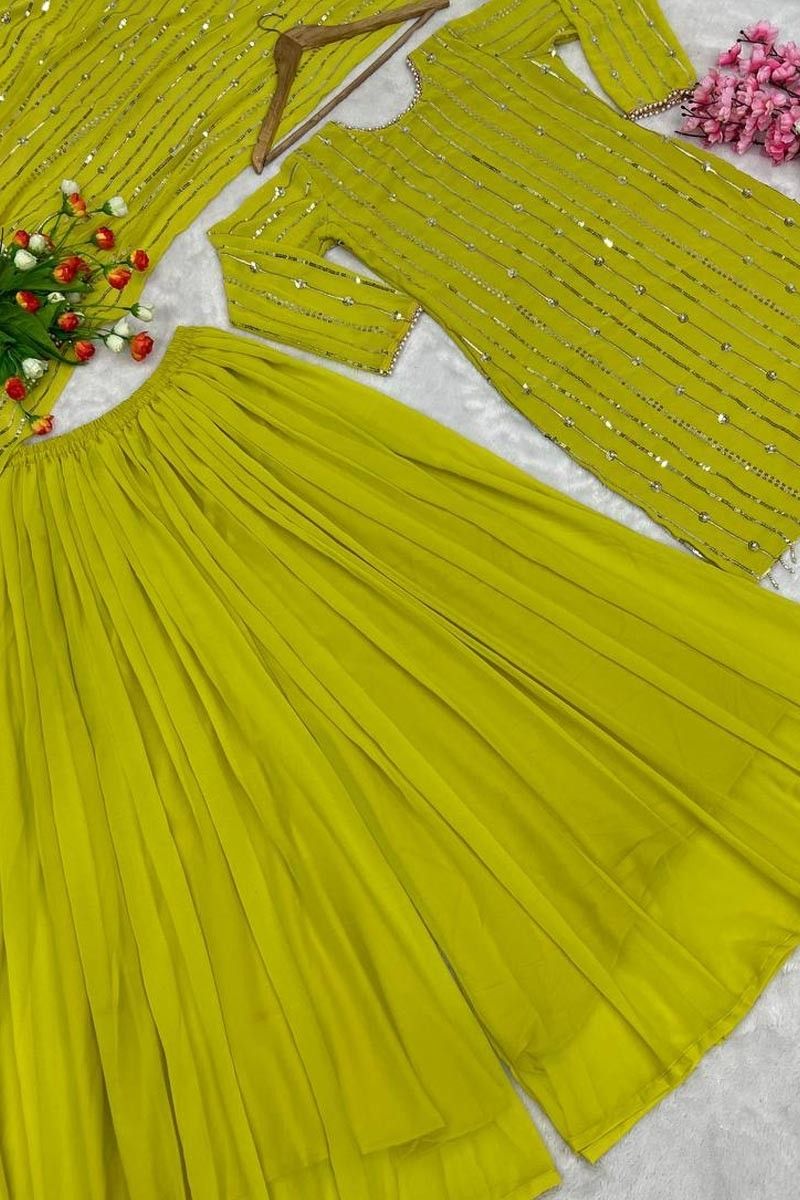 RE - Green Colored Semi-Stitched Salwar Suit - Featured Product