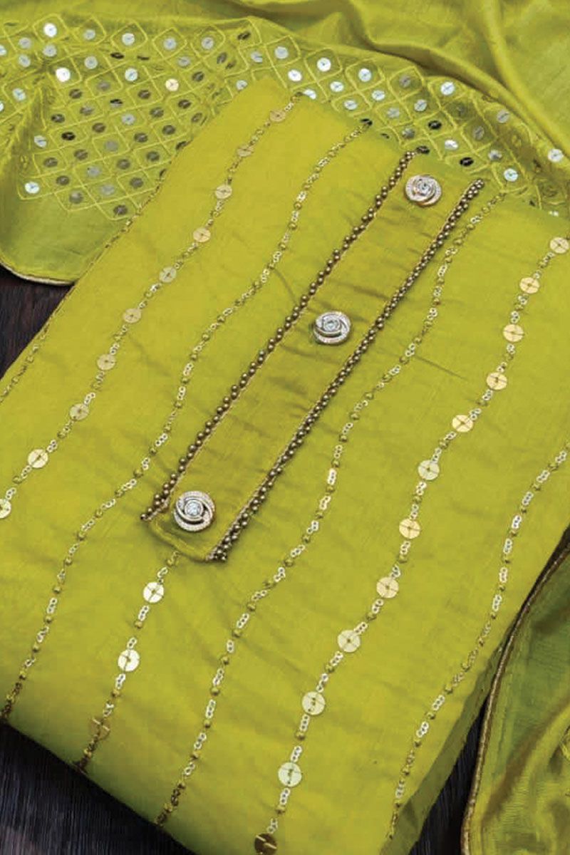 Parrot Green South Cotton Unstitched 3 Pieces Suit Latest Price, Parrot  Green South Cotton Unstitched 3 Pieces Suit Manufacturer in Surat