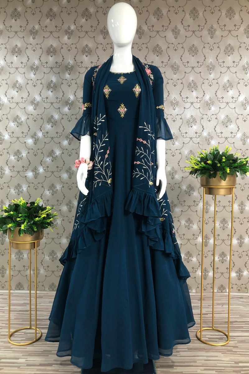 Buy Black Dresses & Gowns for Women by ETHNOVOGUE Online | Ajio.com
