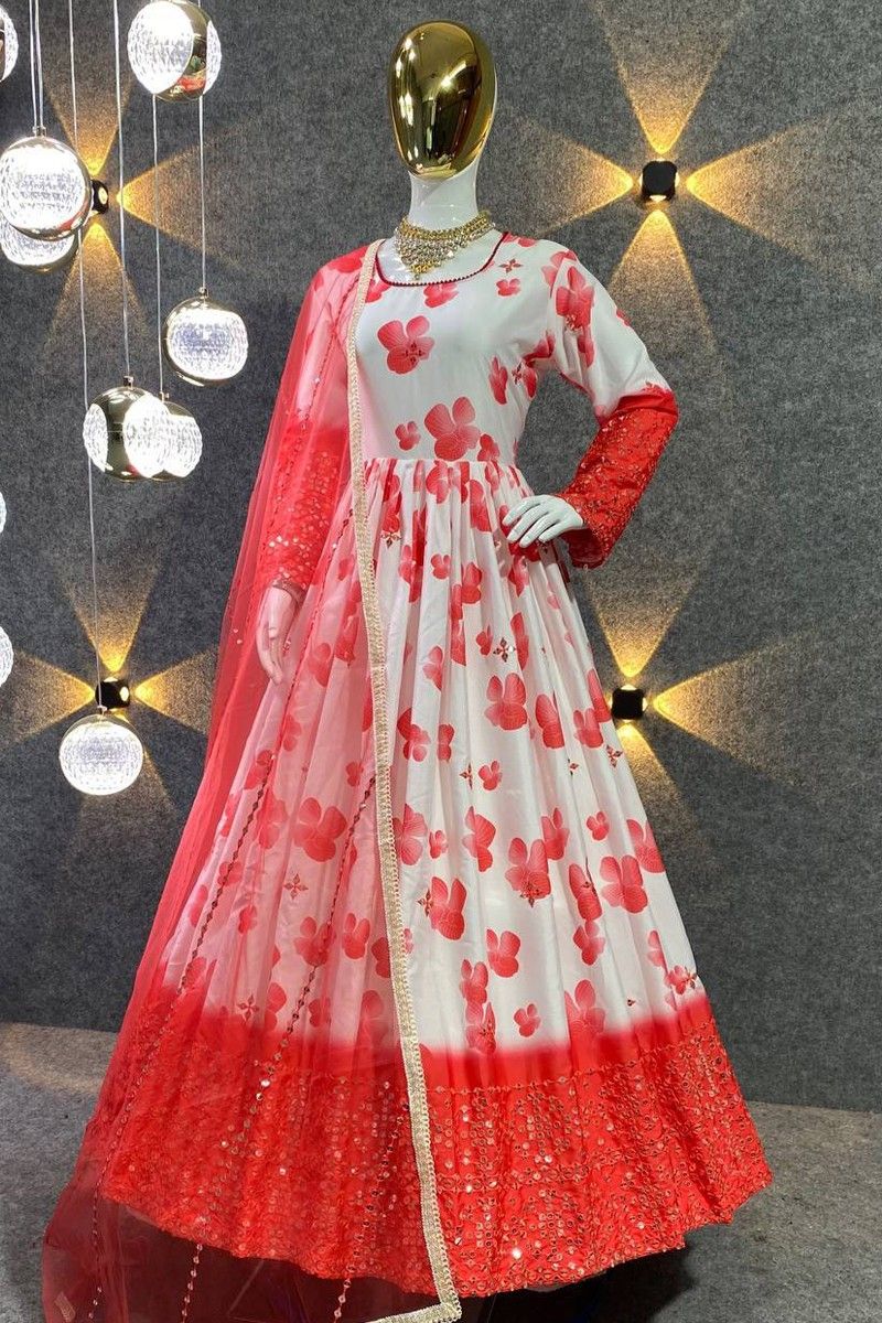 Buy Stylish Women Georgette Long Dress Online In India At Discounted Prices