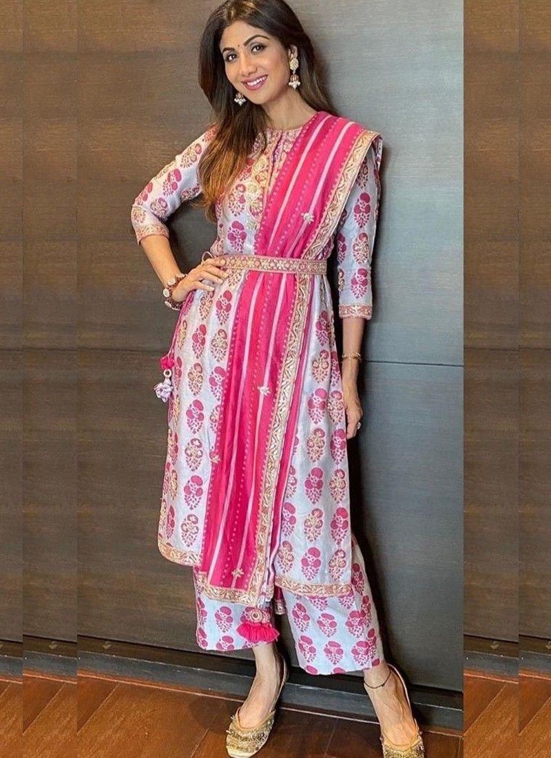 New Shilpa Shetty Latest Designer Dresses Red 2021