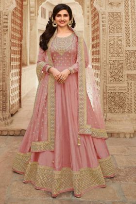 Bollywood Style Light Pink Anarkali Salwar Kameez