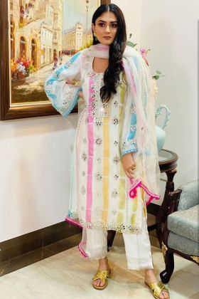 kurti soft COTTON freesize pakistani indian kameez ladies Embroidered  kurti 