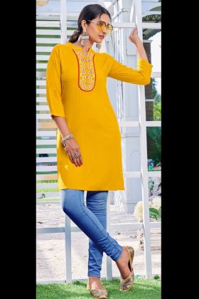 Pin on Long Kurti With Jeans