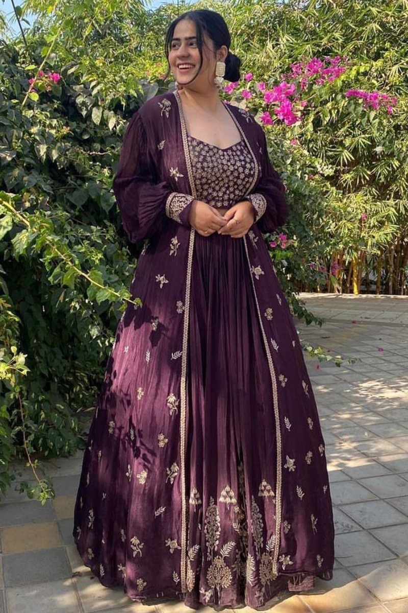 Shreematee Zainab Designer Shrug Style Indo Western Dress Collection