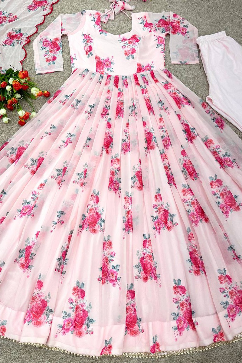 Women Rayon Printed Long Gown Wedding Daily Partywaer Stylish Fancy Dress  Design | eBay